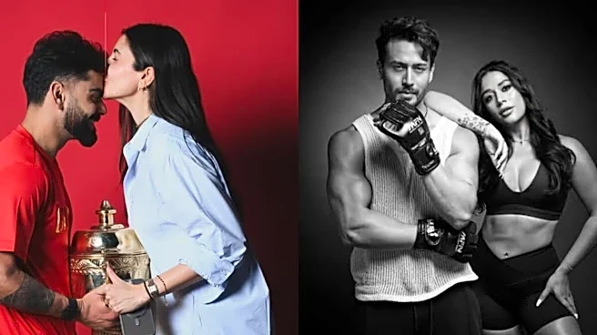 Anushka Sharma Kisses Virat Kohli After RCB Victory; Krishna Shroff Calls Tiger Shroff 'A Little Psychotic'