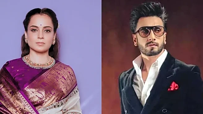 'Kuch Farak Nahi Padta': Kangana Ranaut Reacts To Ranveer Singh's FWICE Ban Controversy