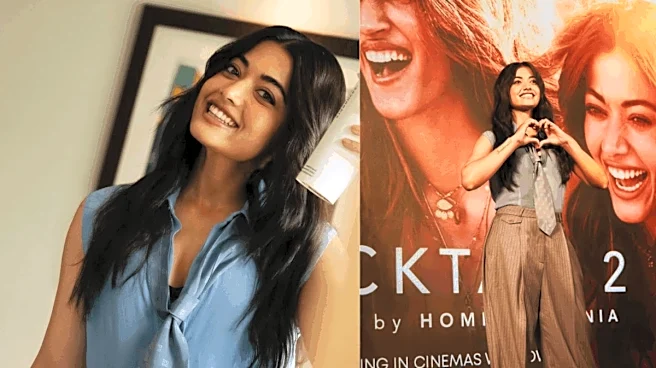 Rashmika Mandanna Turns Heads With Her Tailored Look At The Cocktail 2 Trailer Launch