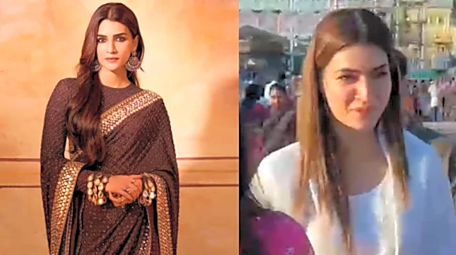 Kriti Sanon Offers Prayers At Tirumala Temple Ahead Of Cocktail 2 Release