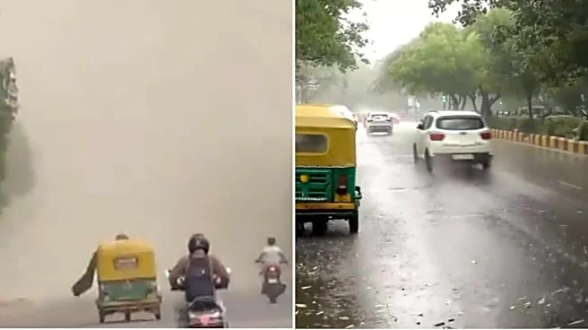 Rain, Gusty Winds Lash Parts Of Delhi, Noida; IMD Issues Yellow Alert For More Thunderstorms