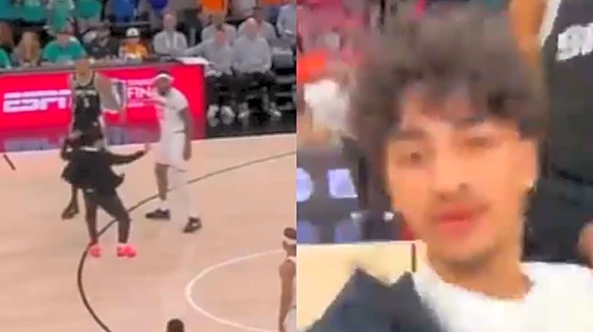 Fan Who Crashed The Court To Take Selfie With Victor Wembanyama Arrested And Banned For Life