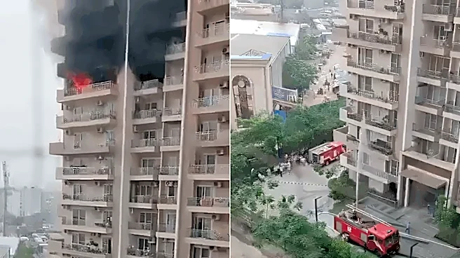 'Never Buy Above The 5th Floor': Noida High-Rise Fire Sparks Debate As Viral Video Questions Firefighting Readiness
