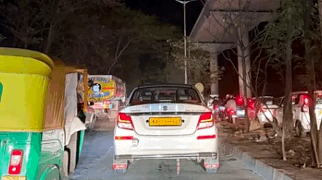 ‘At 2 In The Night Seriously?’: Bengaluru’s Late Night Traffic Jam Sparks Debate On City’s Infrastructure