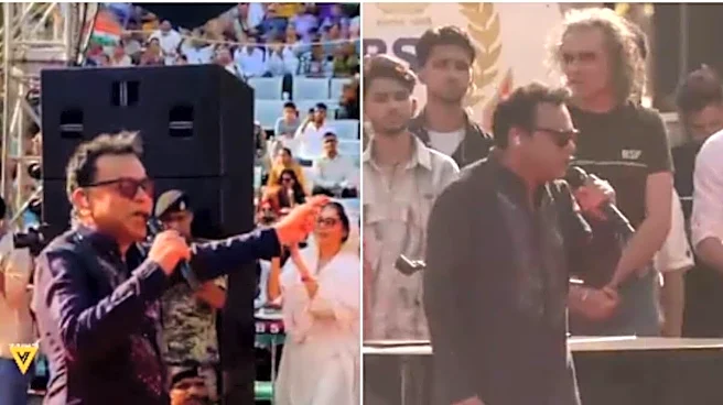 Main Vaapas Aaunga Team Creates History At Attari Border, AR Rahman Performs Maa Tujhe Salaam | Watch