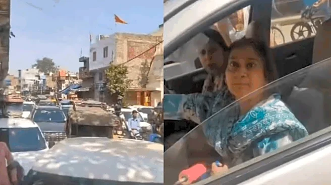I’m A Lady’: Delhi Woman Refuses To Reverse Car After Driving Onto Wrong Lane, Causes Traffic Jam