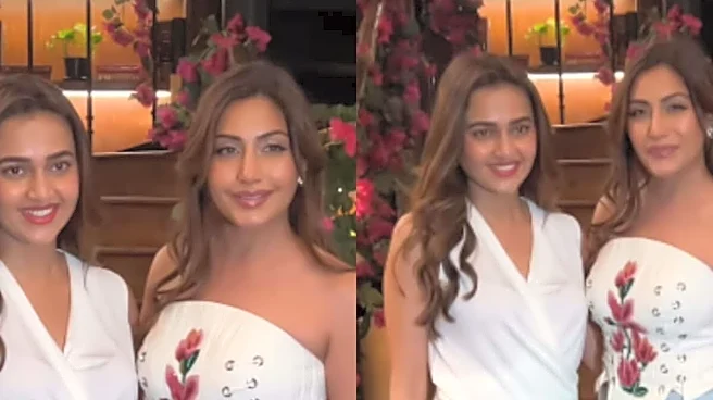 Tejasswi Prakash And Surbhi Chandna End Feud? Duo Pose Together For Paparazzi | Video