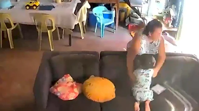 Grandmother Covers Grandson With Her Body As Philippines Quake Rocks Building | Watch