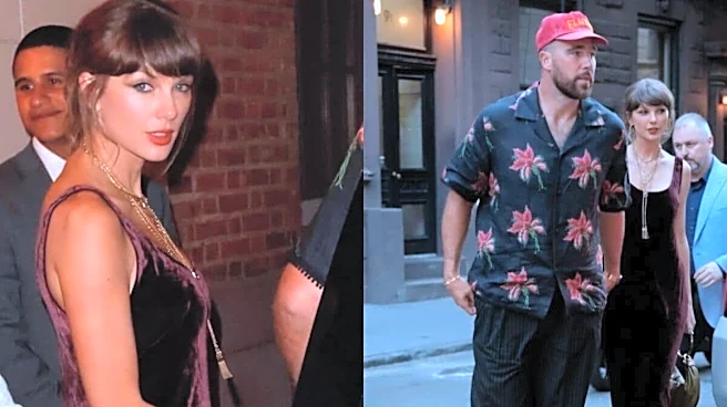 Taylor Swift Chooses A Velvet Gown For Date Night With Travis Kelce In New York