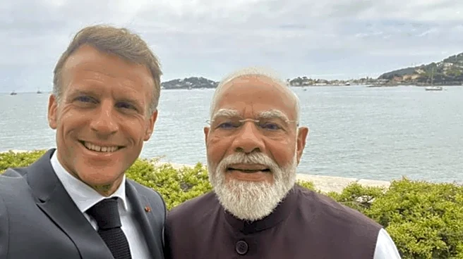 'Nice!': Macron's One-Word Caption For PM Modi Selfie From Nice Goes Viral