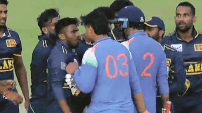 Explained: Why Vaibhav Sooryavanshi Got Angry And Fought With Sri Lanka Players?