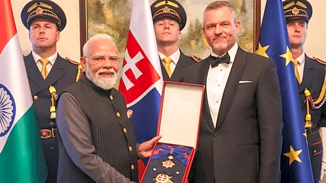PM Modi Conferred With Slovakia’s 'Order Of The White Double Cross', His 33rd Global Honour So Far