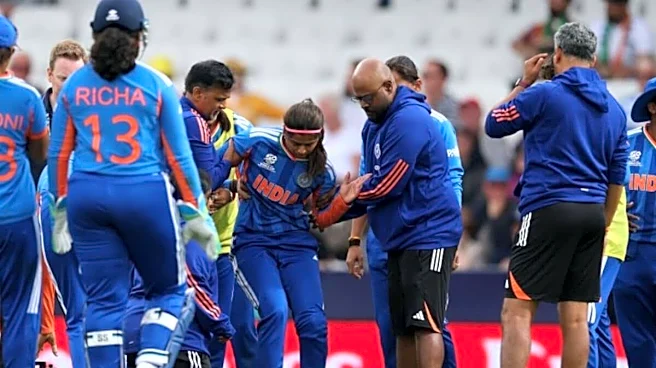 Shreyanka Patil Suffers Freak Foot Injury, Stretchered Off The Field During Netherlands Fixture