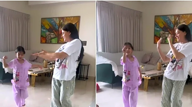 Jay Bhanushali Reacts As Ex-Wife Mahhi Vij Dances To Bole Chudiyan With Daughter Tara: 'So Cute'