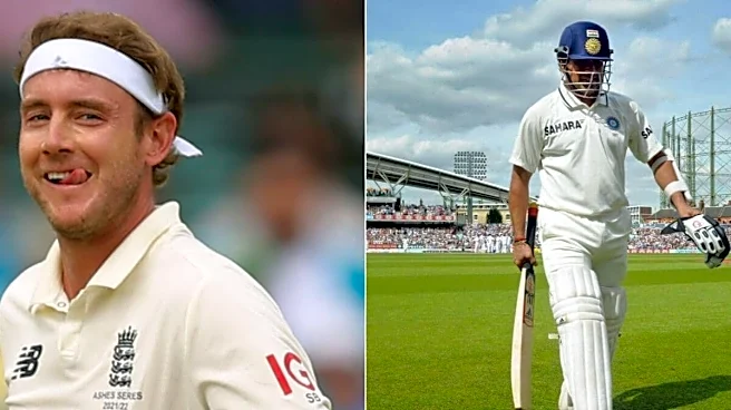 Not Sachin Tendulkar! Stuart Broad Picks This Legend As Only Indian In His Ultimate Test XI