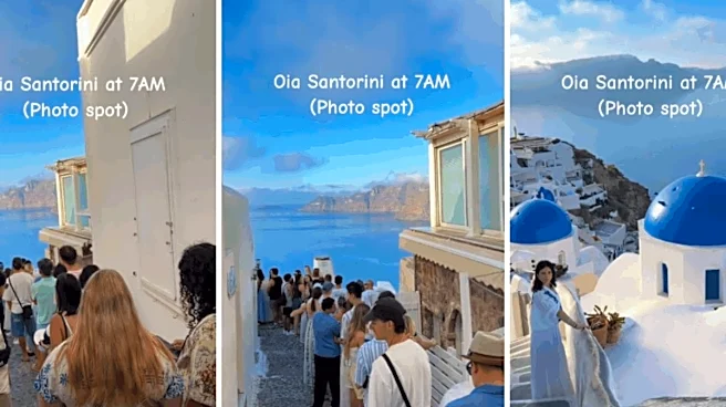 ‘You Can Get This Pic Online’: Video Shows Early-Morning Queue For Santorini Photo Spot, Divides Internet