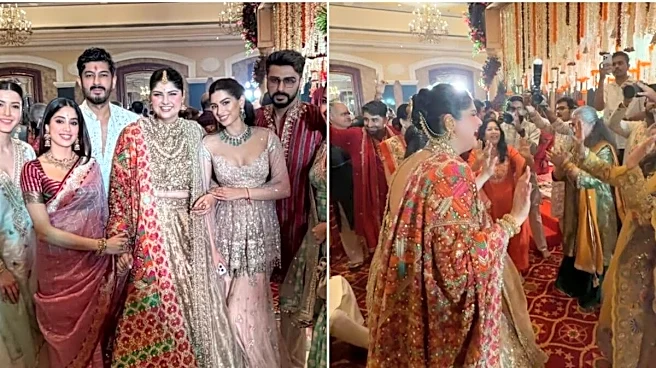 ‘Shaadi Begins’: Janhvi Kapoor, Arjun, Shanaya Attend Anshula Kapoor-Rohan Thakkar’s Pre-Wedding Festivities