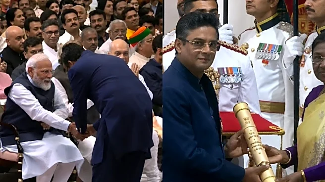 R Madhavan Bows Down To PM Modi, Gets Padma Shri From President Droupadi Murmu | Watch