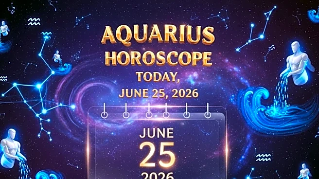 Aquarius Horoscope Today, June 25, 2026