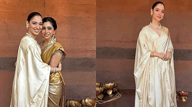 Tamannaah Bhatia Is The Picture Of Understated Elegance In A ₹47,975 Ekaaya Banaras Saree