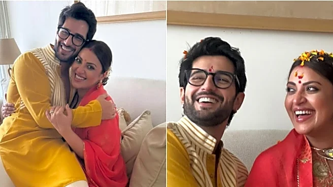 Parents-To-Be Anushka Ranjan And Aditya Seal Beam With Joy During Godh Bharai Ceremony | PICS