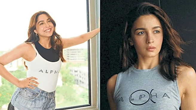Alia Bhatt And Sharvari's Alpha Looks Are All About Custom Prints, Cult Denim And A Diamond Ring