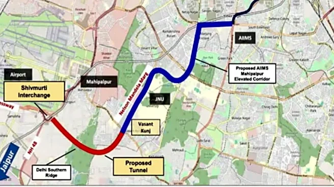 Delhi To Get Shiv Murti–Vasant Kunj Tunnel In 5 Years: How It Will Benefit Commuters