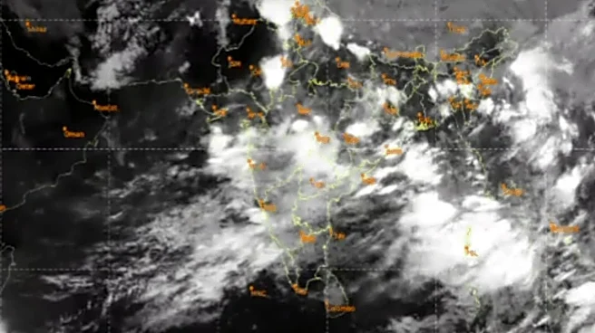 ISRO Satellite Captures Monsoon's Dramatic Surge As Massive Rain Clouds Engulf India | Watch