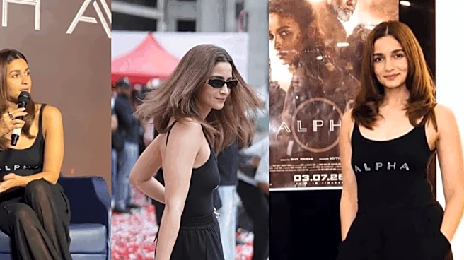 Alia Bhatt Masters Quiet Luxury In A Sleek All-Black Look For The Alpha Press Tour