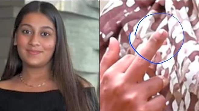 Siya Goyal's Father Defends Her Viral Middle Finger Gesture: 'Car Door Struck Her Hand'