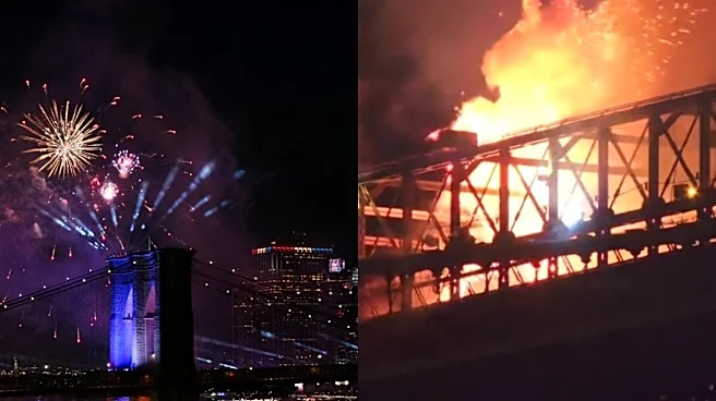 'I Was Scared': Brooklyn Bridge Catches Fire During July 4 Fireworks Display In New York | Watch