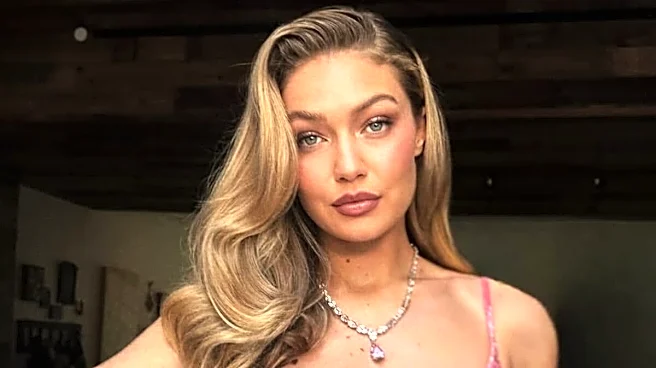 Gigi Hadid Channels A Pink Soft Serve Ice Cream For Taylor Swift's Wedding