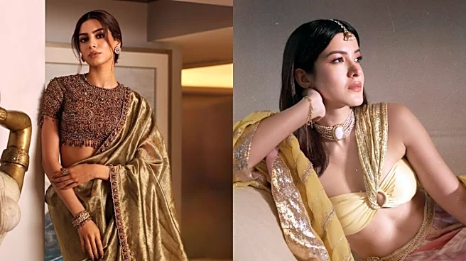Khushi Kapoor’s Gem-Encrusted Blouse And Shanaya Kapoor’s Shibori Ghagra Were Perfect Mehendi Picks