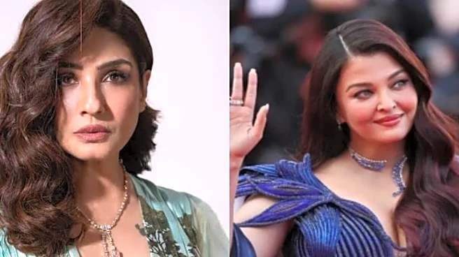 Raveena Tandon Defends Aishwarya Rai Bachchan After Cannes Trolling Over Her Look: 'Miserable Behaviour’