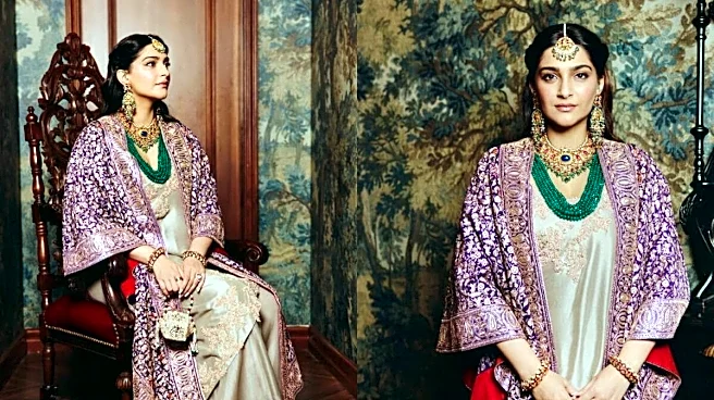 Sonam Kapoor's Purple Cape By Anamika Khanna Took Six Months To Make—And It Shows