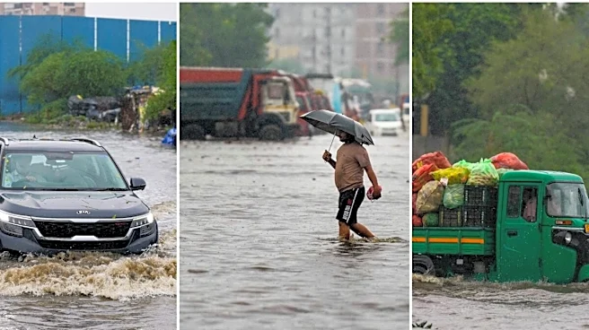 Delhi Rains Turn Roads Into Rivers, Commuters Stranded As Traffic Jams Hit Key Routes In NCR | Videos