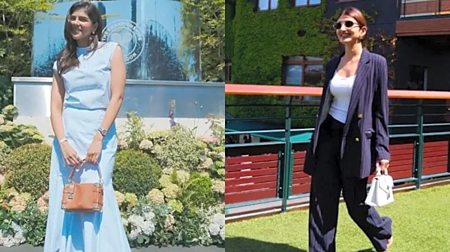 Sreeleela And Kalyani Priyadarshan Ace Their Wimbledon Style In London