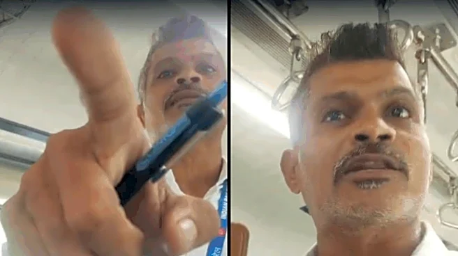 Passenger, Ticket Checker Clash Over Marathi Language On Mumbai Local, Video Goes Viral