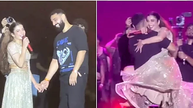 Dhurandhar Singer Jasmine Sandlas Introduces Her Fiancé During Delhi Concert: 'This Is My Man’| Watch