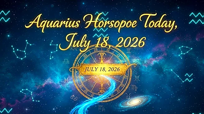 Aquarius Horoscope Today, July 18 2026