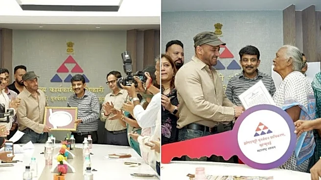 Salman Khan Visits Mumbai SRA Office, Distributes Home Keys To Slum Rehabilitation Beneficiaries