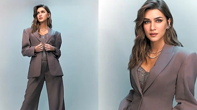 Kriti Sanon Pairs Rs 36,395 Power Suit With Corset, Gives Boss Girl Vibes
