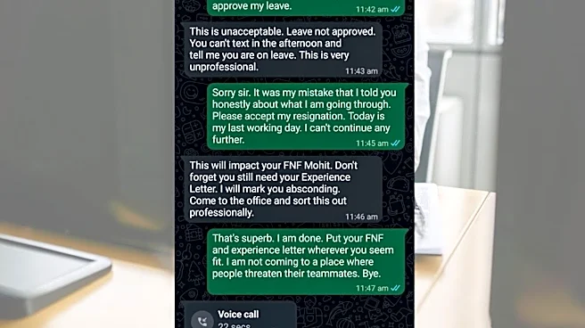 'I Have Anxiety': Boss Rejects Leave, Employee Quits On WhatsApp In Viral Chat