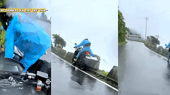 'Yamraj Ka Missed Call Tha': Biker Looks Back For A Second, Nearly Plunges Into Valley On Rain-Soaked Road; Internet Reacts