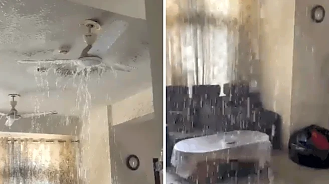 ‘What A Tragedy’: Delhi Family Stunned As Ceiling Bursts Open, Water Floods Entire Apartment