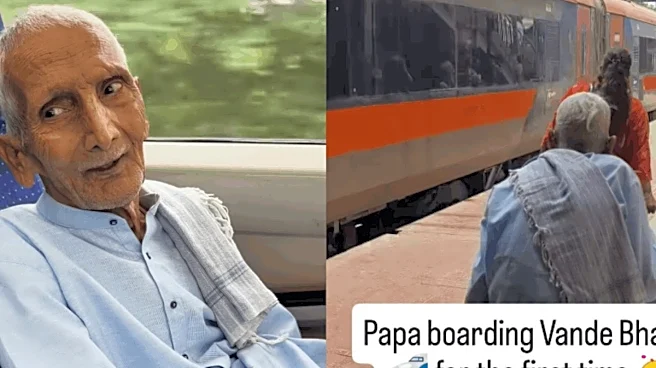 ‘Papa Used To Walk To Save Rs 5’: Son Takes Aged Father On His First-Ever Vande Bharat Ride, Says It’s His Way To Repay