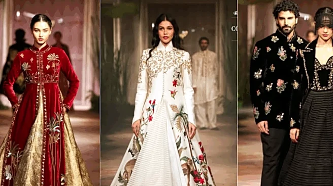 India Couture Week 2026: Rohit Bal Reimagines Royal Glamour In Velvet, Pearls And Floral Embroidery