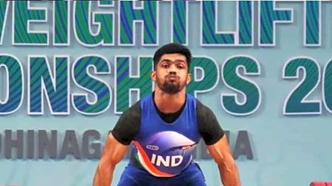 CWG 2026: Raja Muthupandi Bags Silver Medal In Men's 65kg Weightlifting