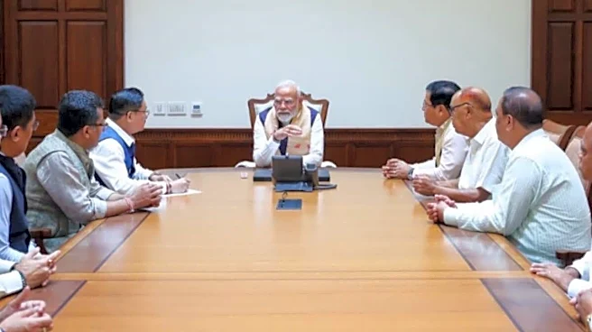 PM Modi Reviews Assam Flood Crisis With MPs, Suggests Gujarat-Style Relief Kits For Victims