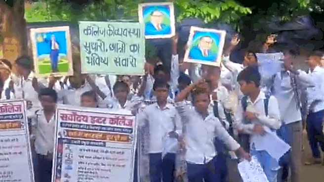 Gen Alpha Protests: Students In UP Call Out Fatehpur School's Uniform Purchase Rule, Poor Infra